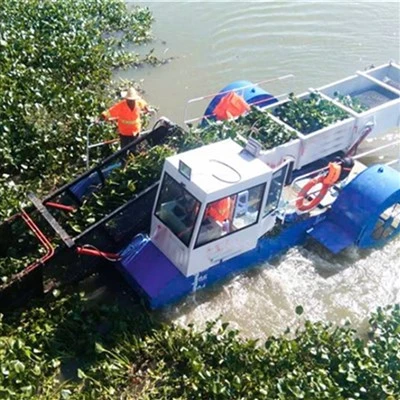 Barco de cortador de grama multifuncional anfíbio